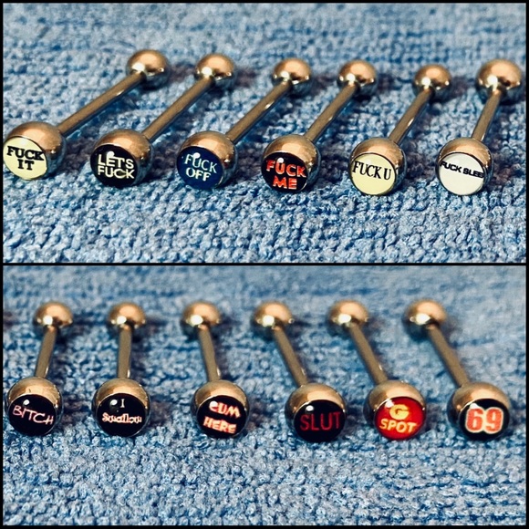 Dusty’s Body Jewelry Jewelry - 🌳 4/$20 Set of 12 Tongue Rings